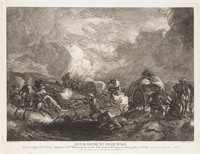KG 13111
<br/>
Een overval.
<br/>
<em>Moyreau, Jean (1690-1762)</em>